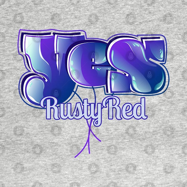 Yes Rusty Red by vectorhelowpal